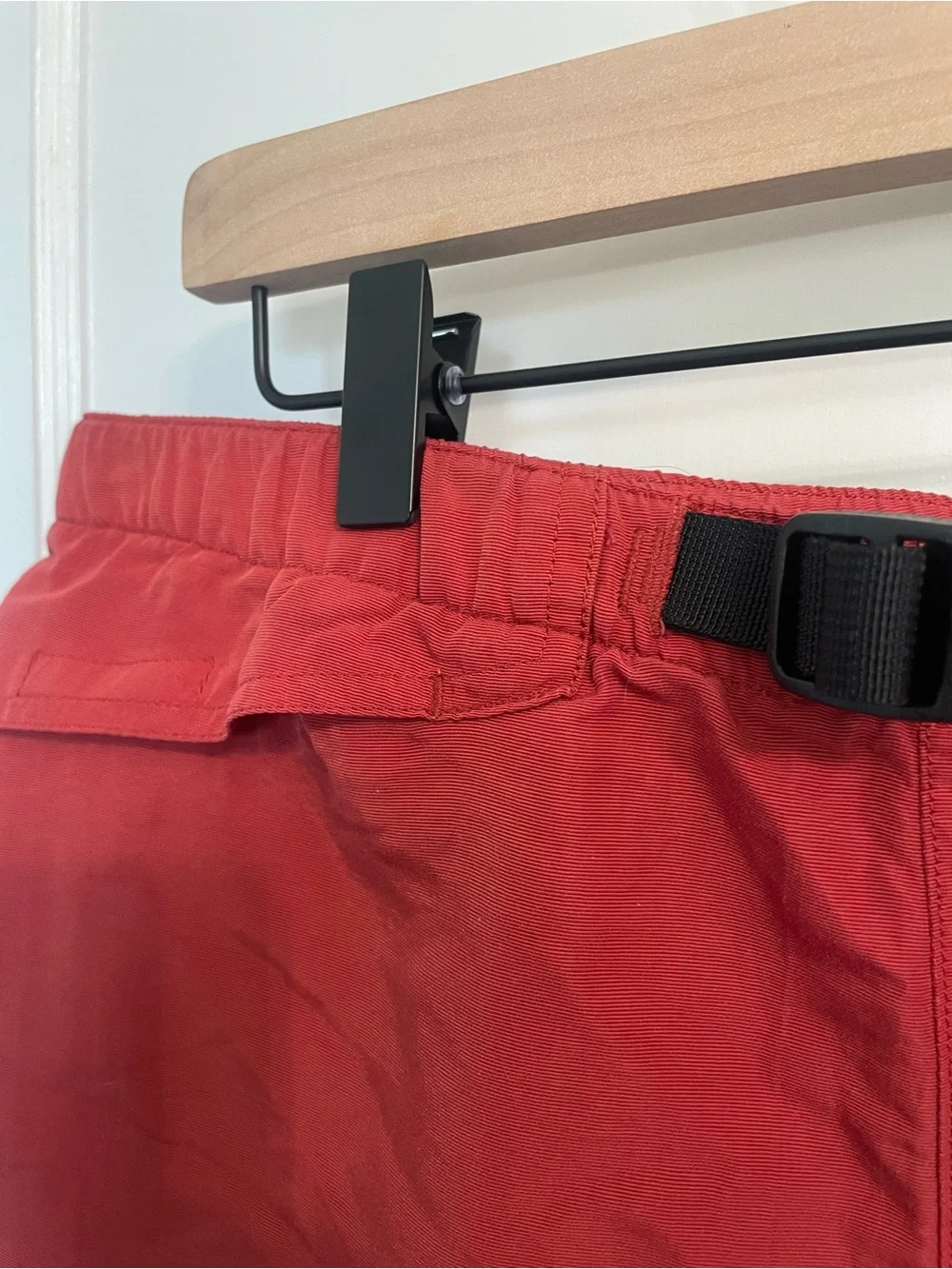 The North Face Men's Class V Belted Cargo Shorts Red Size L (Est) No Tag - Picture 5 of 11
